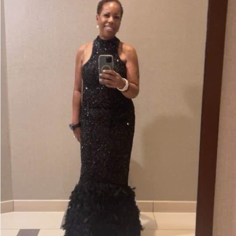 Elegant Black Evening Gown